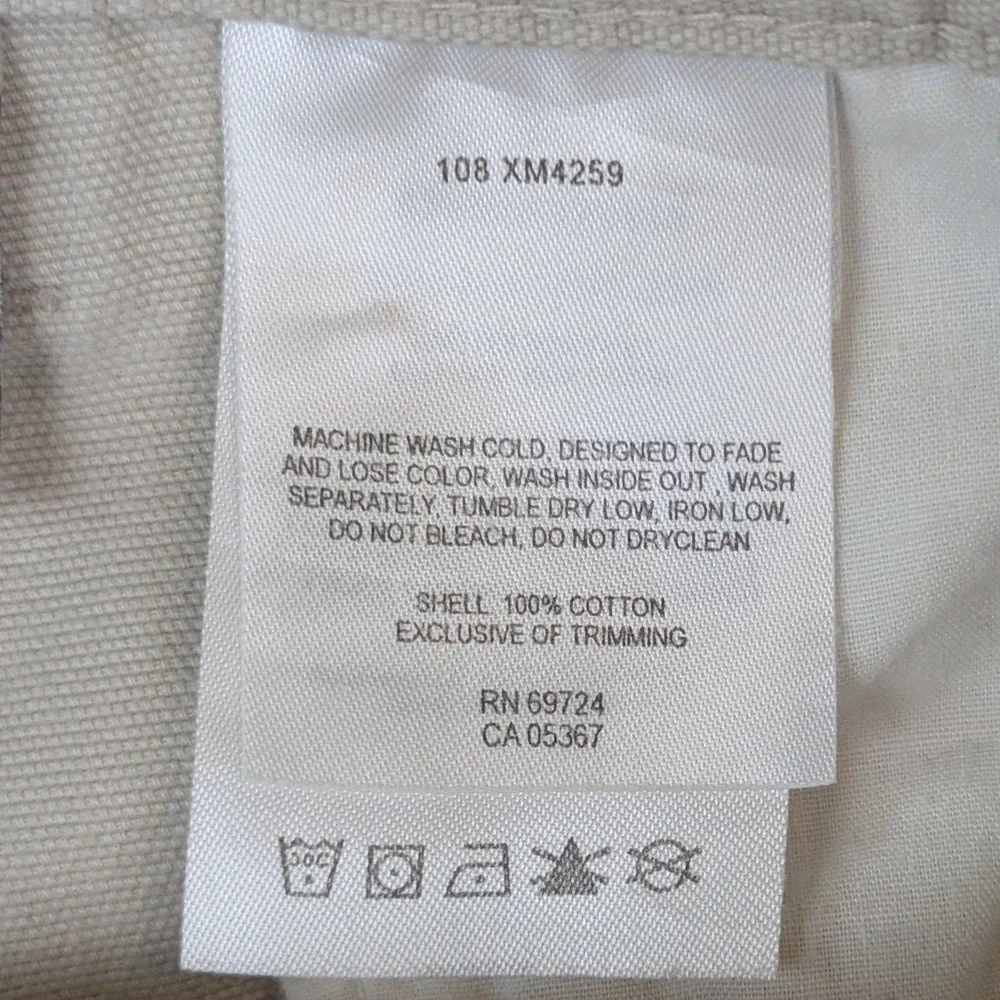 Columbia Mens 32 Tan Cotton Canvas Cargo Shorts Hiking Utility Outdoor 9 Inseam